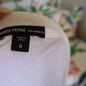 James Perse Soft White Tee